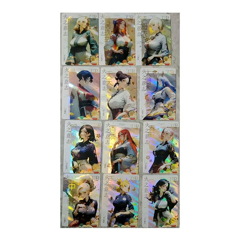 Anime NARUTO Rare SSP SP CP PR Game Hyuga Hinata Haruno Sakura Sasuke Kakashi Gaara Collectible Cards Toys for men Birthday Gift view 2