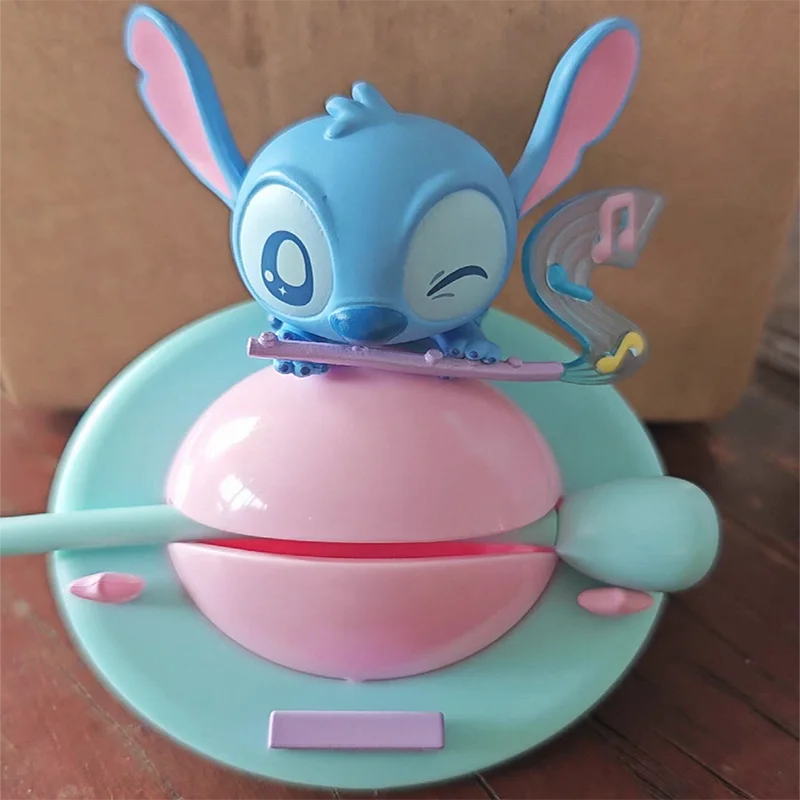 

Disney Stitch Cute Creative Blind Box Figure Music Theme Merchandise Stress Relief Desktop Ornament Anime Fan Children's Gift