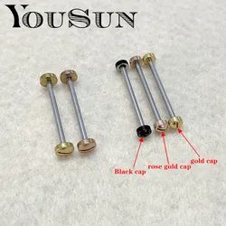 Watchband Shaft Rose Gold One-Word Screw Connection Rod Screw Rod Convex Interface Watch Accessories