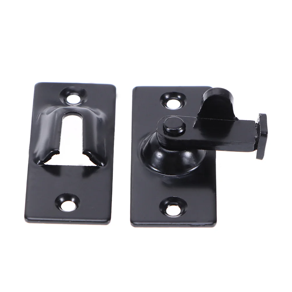 

2Pcs 304 Stainless Steel Door Latch 90 Degree Heavy Duty Security Bolt for Home Door Window Right Angle Slide Lock Barrel