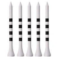 100pcs/bag professional bamboo golf Tee, the strength is 5 times that of ordinary Tee, more durable and more stable 6