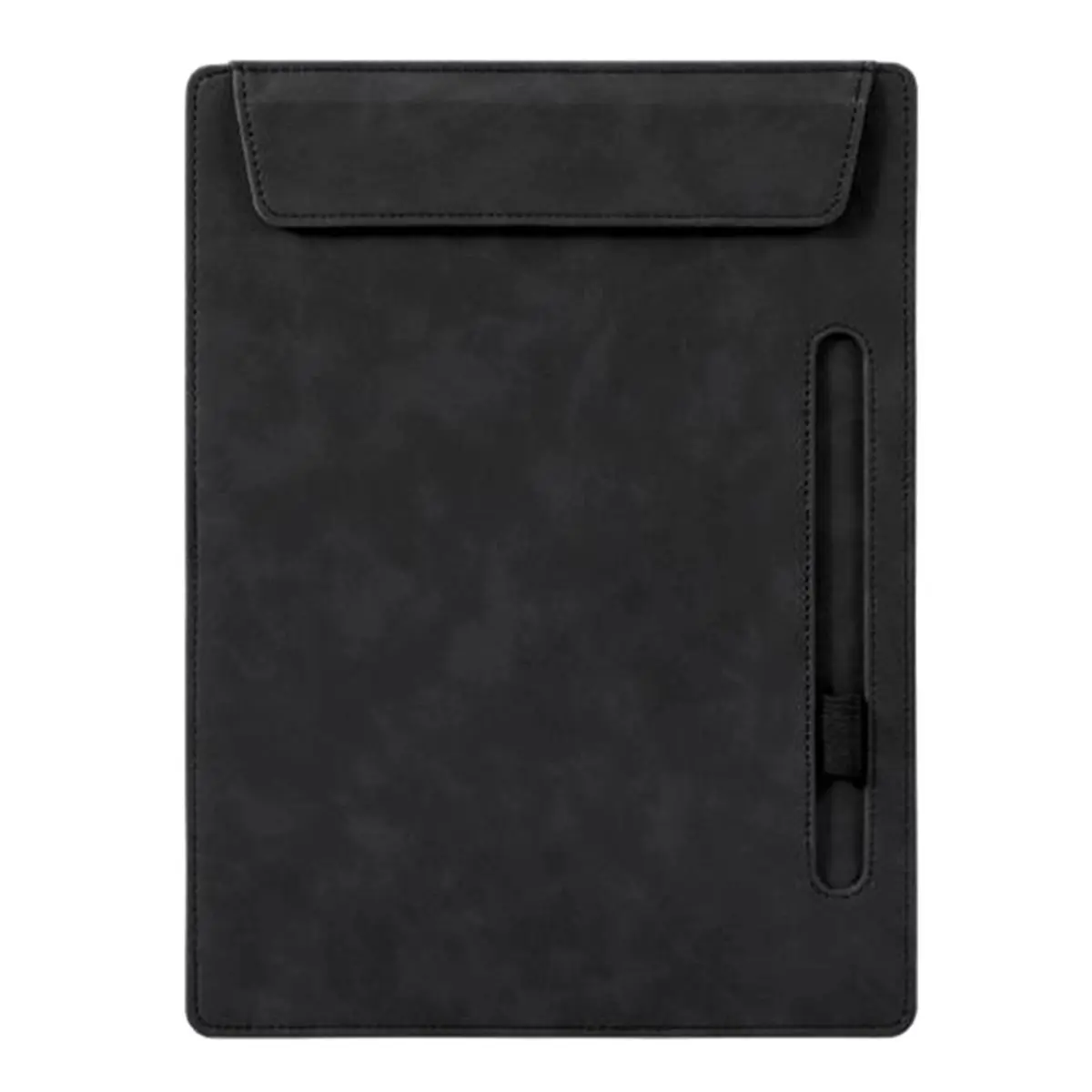 2026 New Leather Hardboard Workplace Clipboard, Magnetic Clip A4 Letter Size Clip Boards with Pen Holder for Students, Teacher