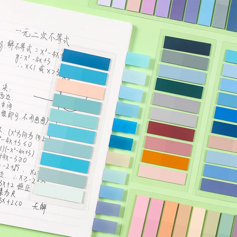 

200 шт. самоклеящихся этикеток Morandi Index в стиле Ins, маленькие, для студентов, для именных бирок, для офисной мебели, для заметок