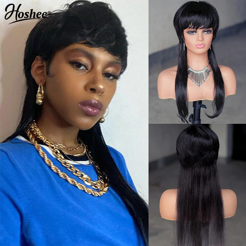 

Прямые волнистые волосы 99j красного, бордового, черного цветов, парики из человеческих волос без клея, парики для женщин на продажу