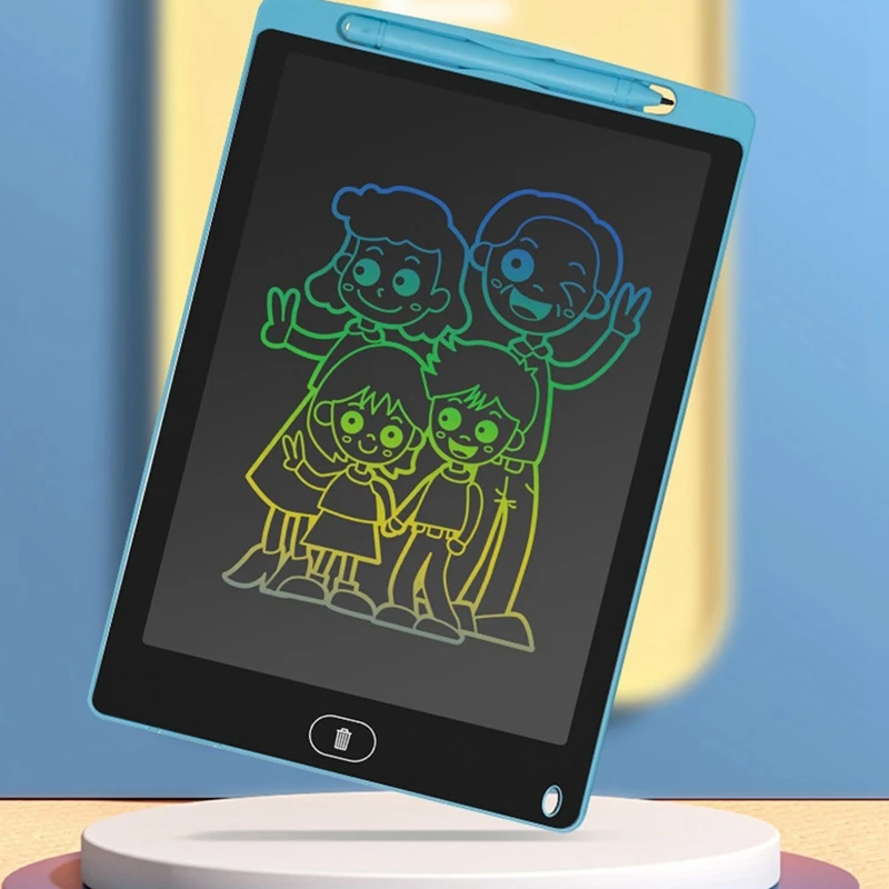 12-inch LCD-handschriftbord voor kinderen Kleur handschrift LCD Elektronisch licht Schrijven Graffiti Tekentafel, Eenvoudig te installeren