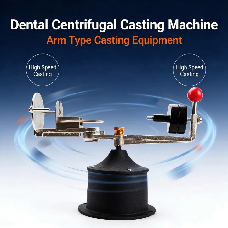 Dental Swing Arm Accessories Centrifugal Casting Crucible Centrifuge Machine For Dental Lab Technician Oral Restoration Work
