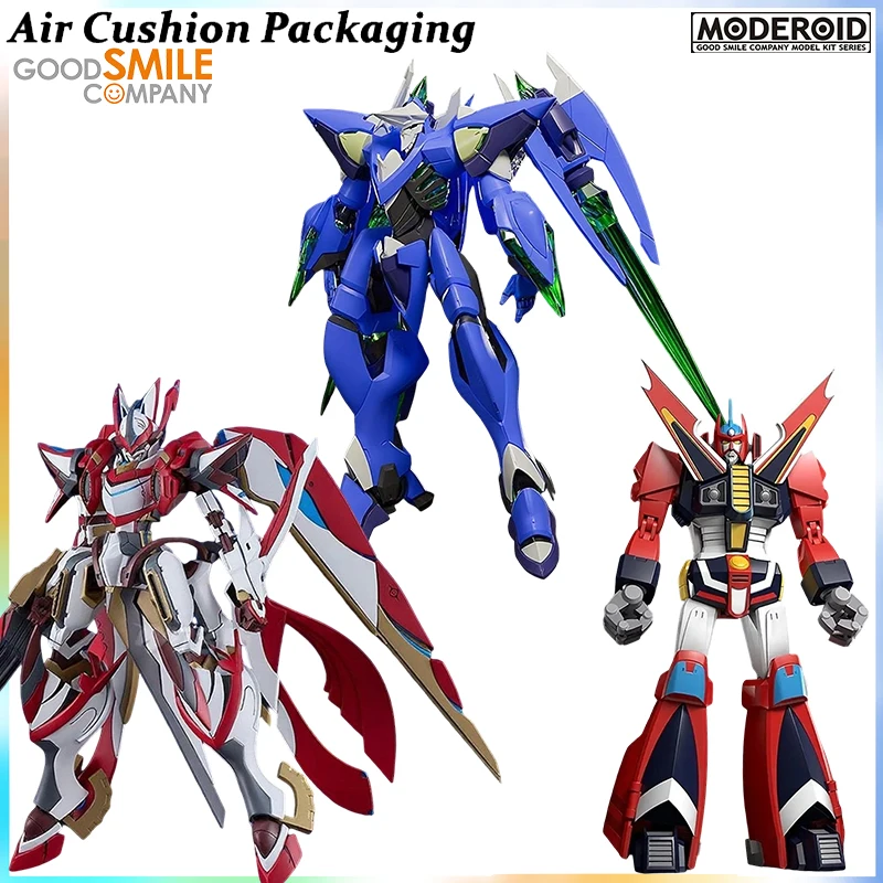 Figuras de Acción Originales GSC de la Serie MODEROID: Majestic Prince, Red Five, Vandread, Dita, Galaxy, Cyclone, Braiger, Modelos de Juguetes para Armar