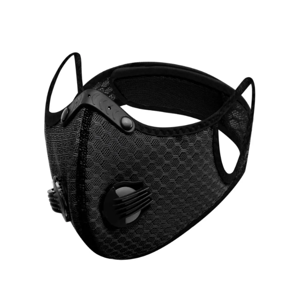

Breathable Ergonomic Dust Mask Adjustable Anti-Dust Respirator Mask Reusable Nose Clamp Activated Carbon Filters Woodworking