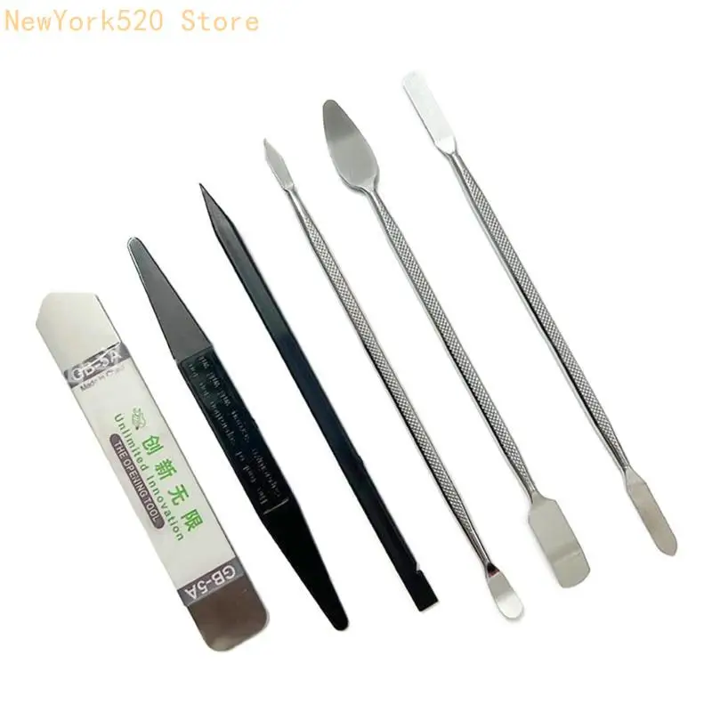 N84C 6pcs Универсальный ремонт мобильных телефонов Открытие инструмента Metal Spudger Комплекты разборки