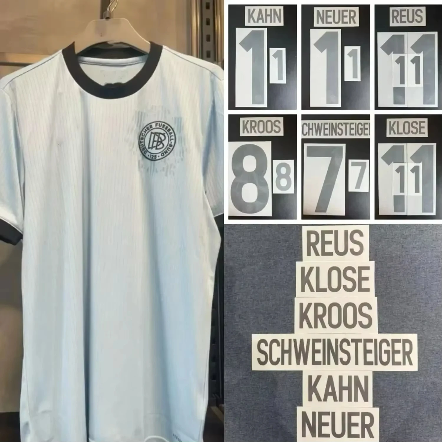

2025 Legend New Arriavl Summer DFB Anniversary Home Jerseys Long Sleeves Large Fashion 3D Printed Football Jerseys Quick Drying