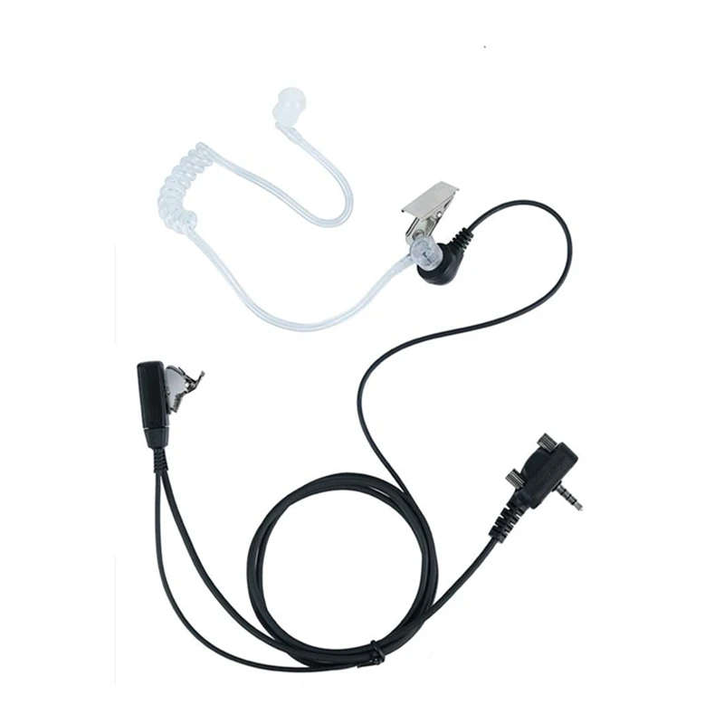 Covert Acoustic Tube Bodyguard, Headset with Microphone, for Yaesu Vertex Radio, VX-231