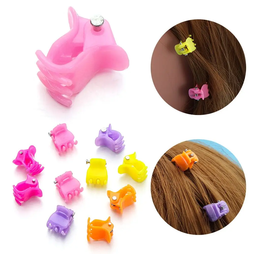 

10Pcs Mini Girl Gift Clip Kid Head Wear Dolls Headwear Children Hair Clips