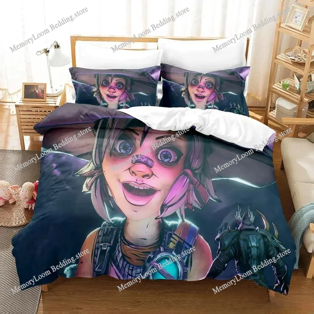 

2025 Game Tiny Tina's Wonderlands Bedding Set Single Twin Full Queen King Size Bed Set Adult Kid Bedroom Duvet cover Sets Anime