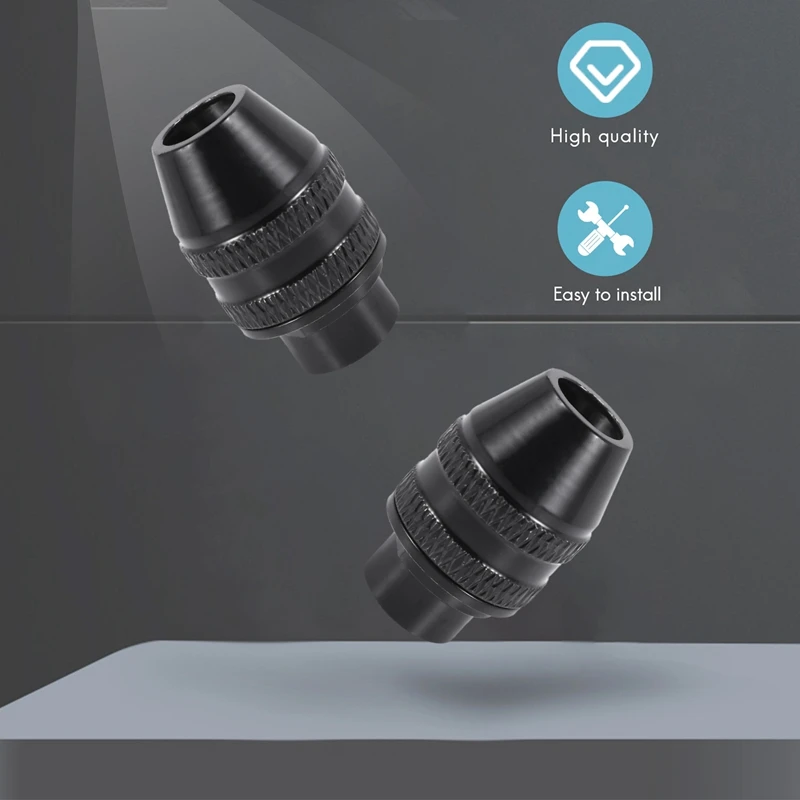 3Pcs Multi Cambio Rapido Keyless Mandrino Universale Mandrino di Ricambio Per Dremel 4486 Rotante Strumenti di 3000 4000 7700 8200