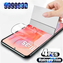 4Pcs HD Hydrogel Film For Motorola G Stylus 5G 2024 G73 G53 G23 G13 Screen Protectors For Moto G82 G72 G62 G52 G42 G32 G22 G35