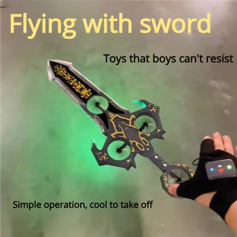 

Cross Border Remote Control Flying Sword UAV Flying Lights Children's Four Axis UAV Foam Remote Control Aircraft