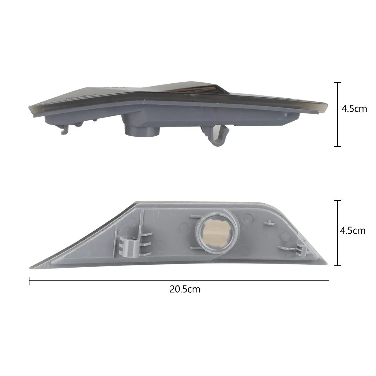 Luces de posición laterales LED ahumadas dinámicas para Honda Civic, lámparas de señal de giro Canbus, 10. ª generación, 2016, 2017, 2018, 2019,