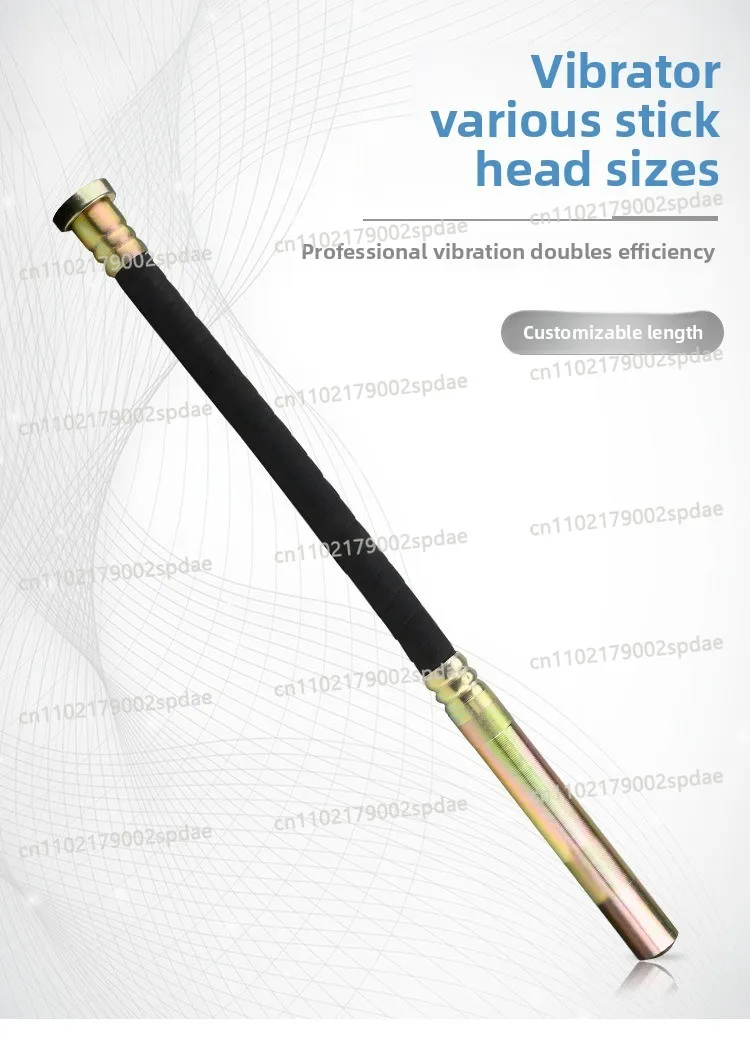 Portable Handheld Concrete Poker Vibrator With 25mm 35mm 50mm Vibrating Head For Building Cement Construction