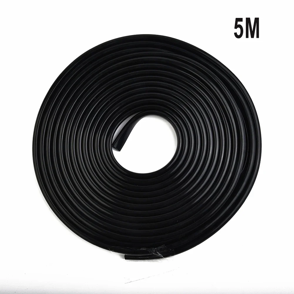 5M Car Door Edge Protector Strip Trim U-Shape Rubber Guard Seal Anti Oil Seal Edge Shield Encloser Car-Styling 11mmx5mm