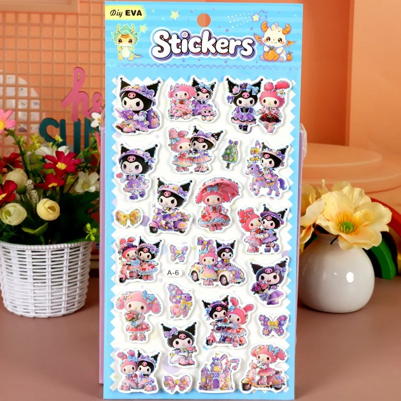 

24PCS/ лот SANRIO KUROMI мелодии стикеры милые скрапбук DIY дневника декоративные уплотняющий стикер альбом STICK SCHOOL OFFICE SUPPLY