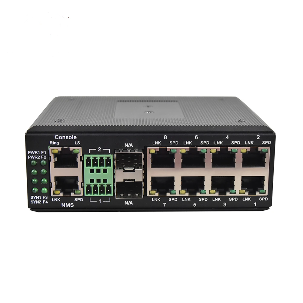 8 Port 10/100M Industrial Switch Unmanaged Din Rail Ethernet Switch