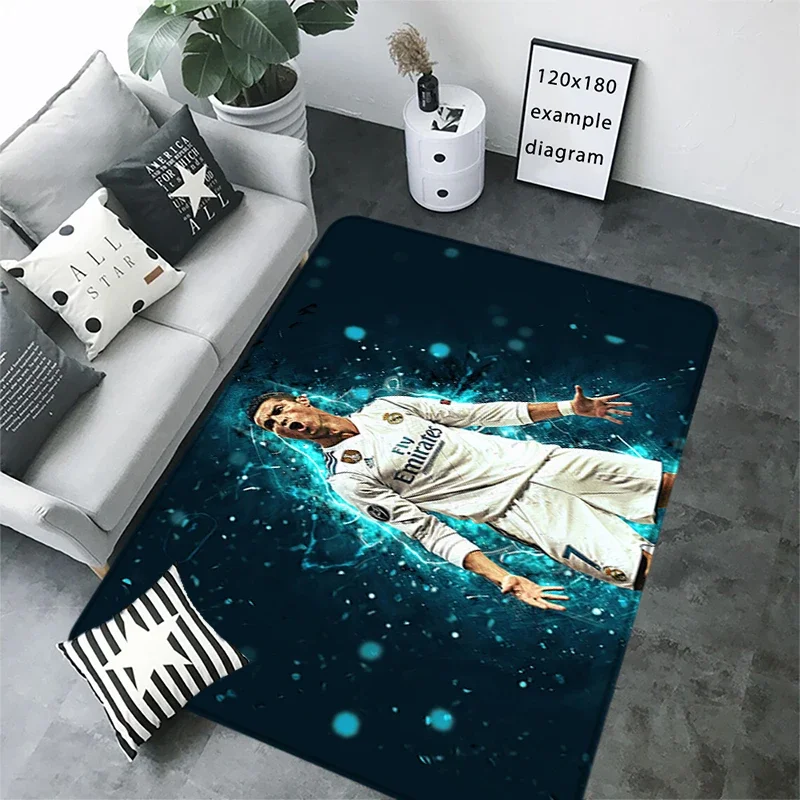 Foot Carpets CR7 Living Room Rug Cristiano Ronaldo Entrance Doormat Bathroom Rug Floor Mat Carpet Anti Slip Home Kitchen Hallway