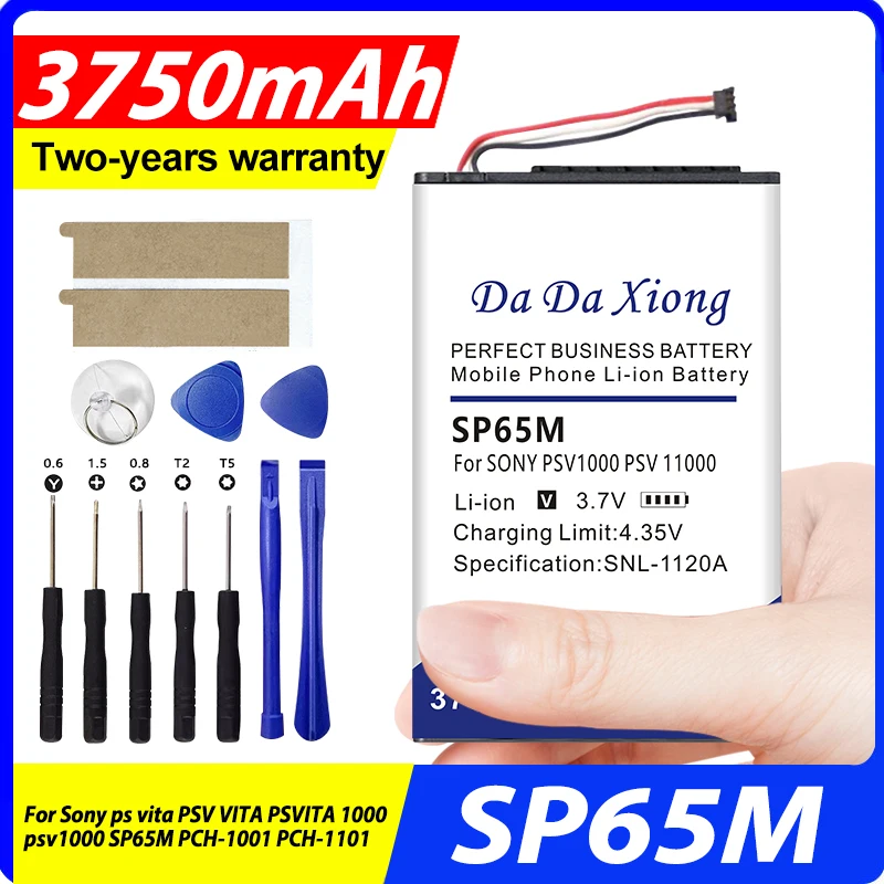 

DaDaXiong 3750mAh SP65M Battery for Sony ps vita PSV VITA PSVITA 1000 psv1000 SP65M PCH-1001 PCH-1101