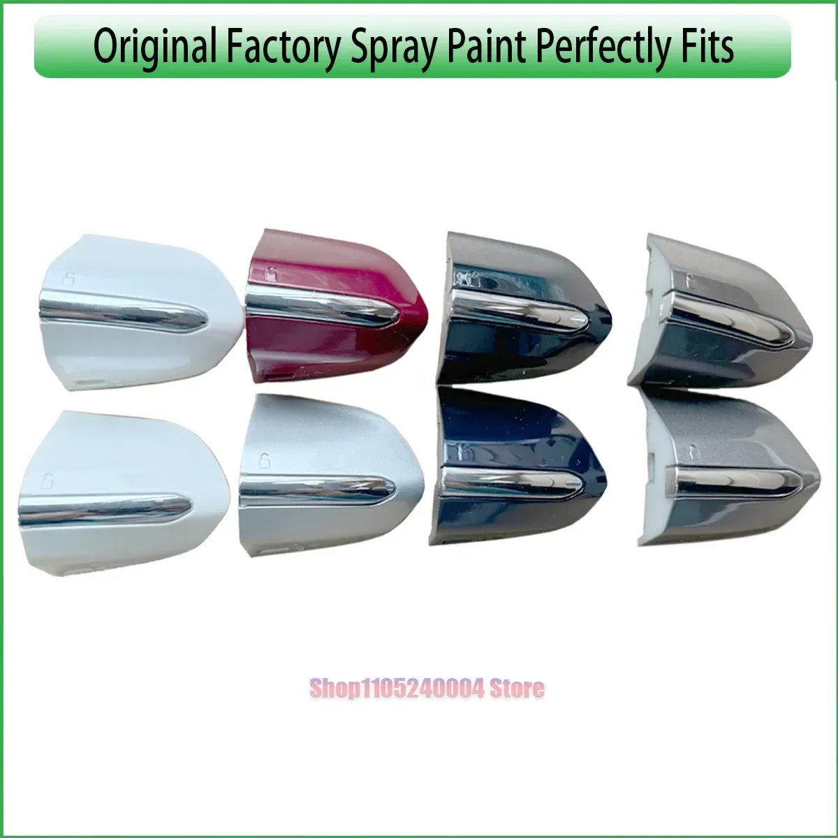 For Ford Fusion Mondeo MK5 Edge MK2 Taurus 2014-2020 Exterior Front Left Door Handle Lock Chrome Bezel Trim Part DS7Z54218A15DA