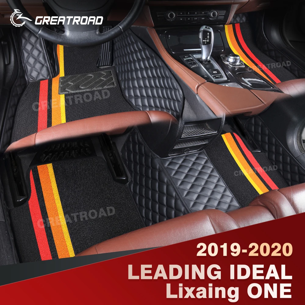 

Для LEADING IDEAL Lixaing ONE 2019-2020 двухслойные автомобильные коврики на заказ, автомобильный ковер, аксессуары для интерьера
