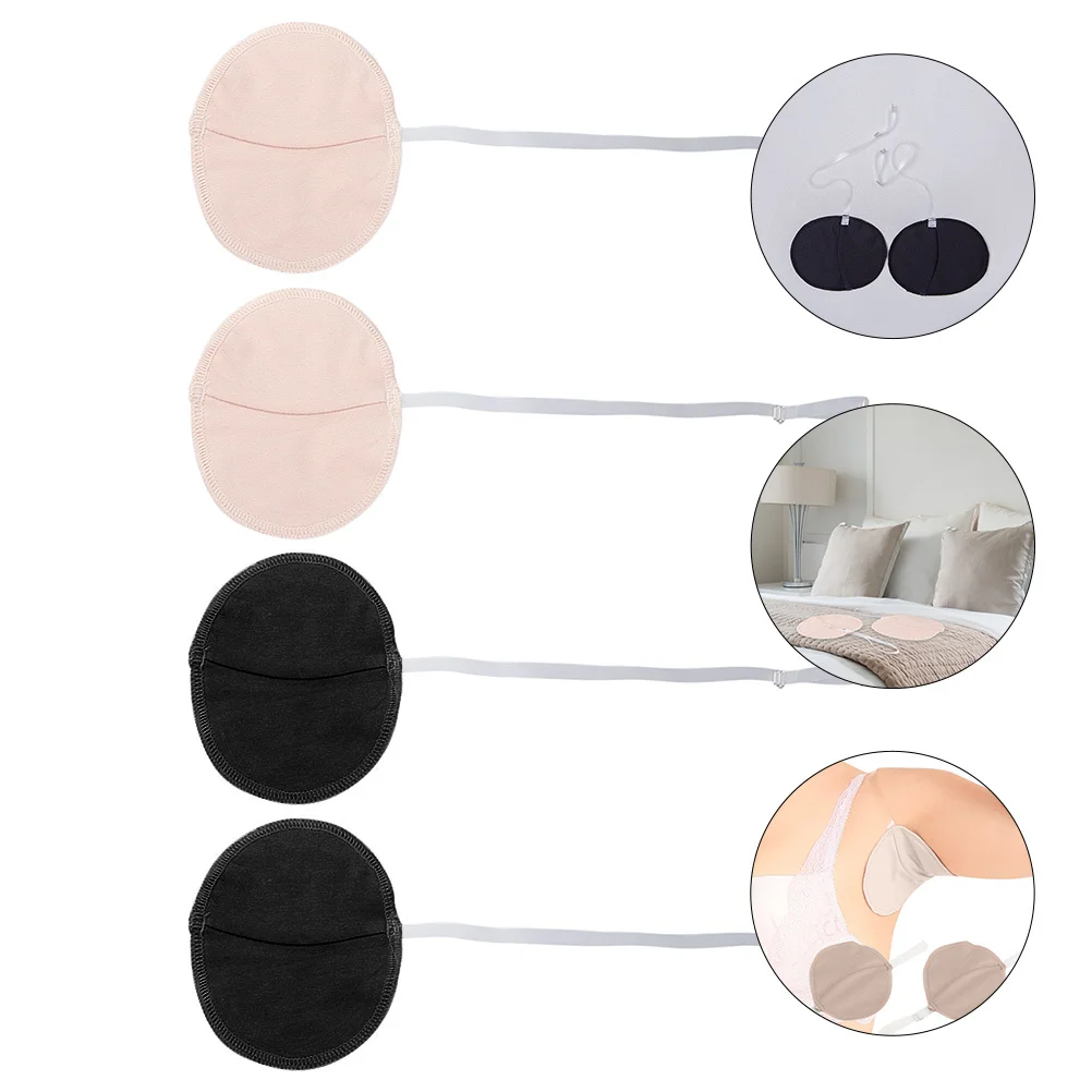 Waterproof Sweat Pads Reusable Armpit Cushions For Women Polyester Underarm Shield Stay Dry All Day Armpit Sweat Pads