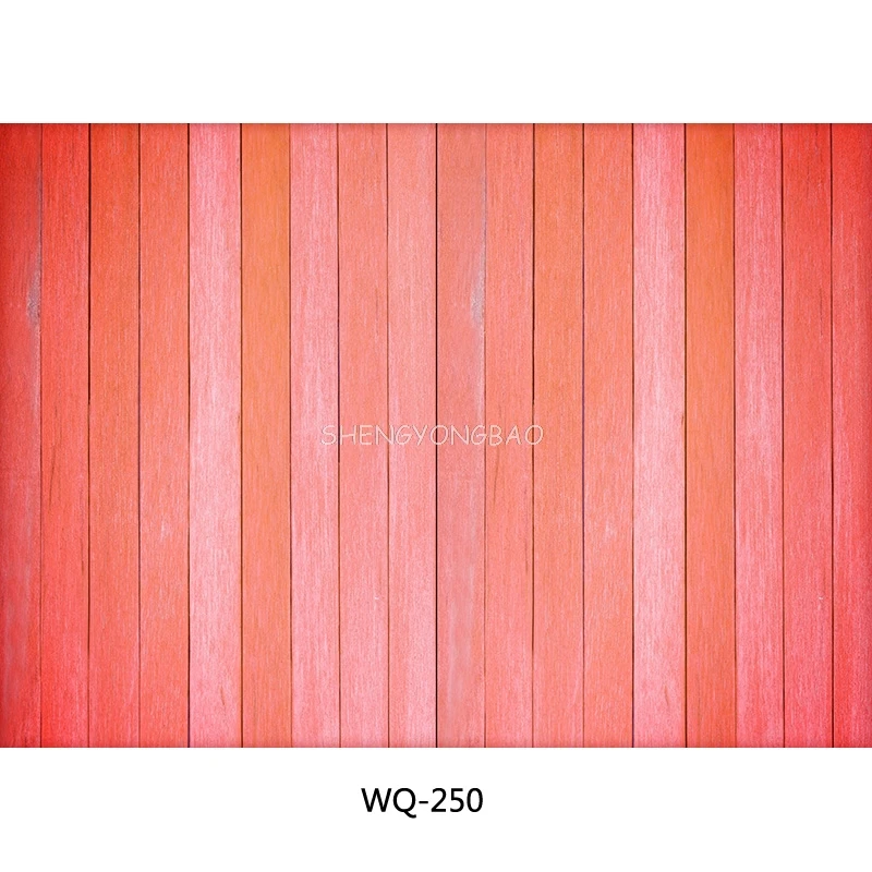 Vinyl Colorful Wooden Texture Background Wood Planks Grain Photography Backdrops Photo Studio Props YXX-11