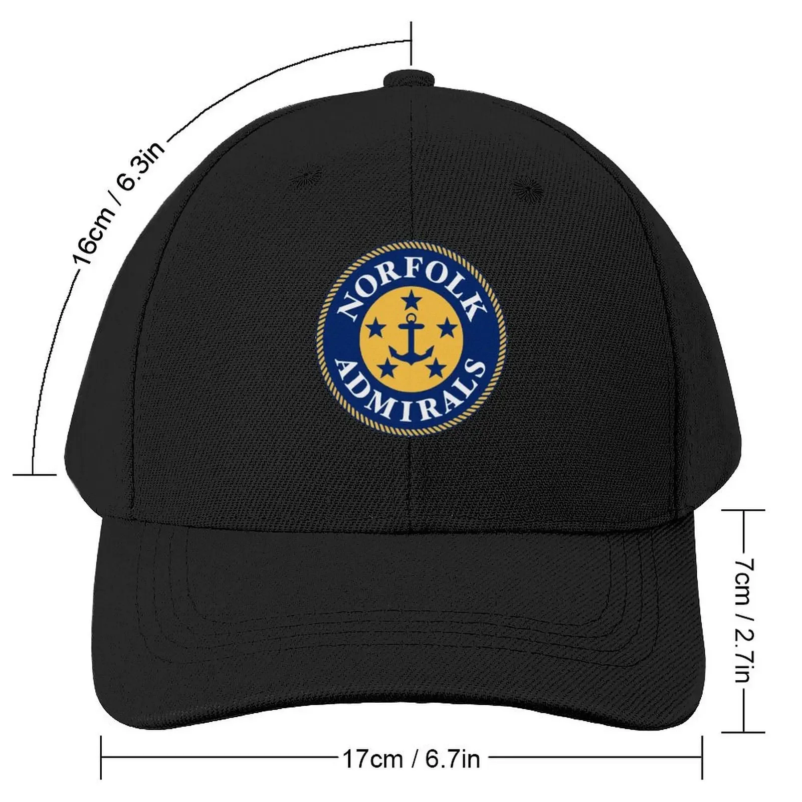 Norfolk Admirals Baseball Cap Kids Hat fashionable Women Hats Men's