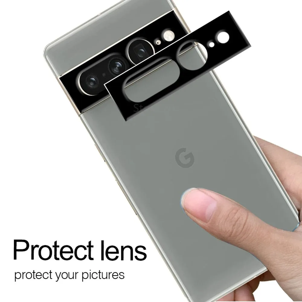 3PCS Camera Lens Protector for Google Pixel 8 Pro 7 6 Pro Case Friendly Camera Lens Cover Tempered Glass Google Pixel 6a 7a 8a