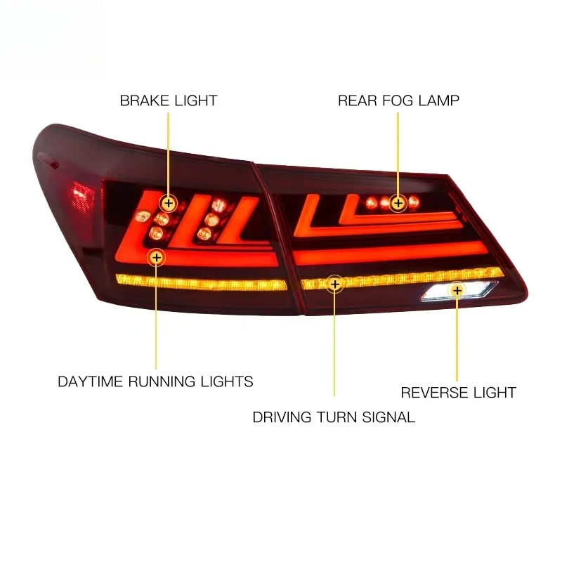 for 'Lexus ES 350 240 LED Taillight Wholesale Rear Light 2006 2012 Upgrade LED Turn Signals Car Accessories Tail Light