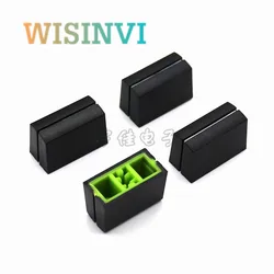 10PCS 20*10*13mm Plastic knob for Pioneer mixer fader Mixer volume fader cap straight slide potentiometer push key cap hole 4MM