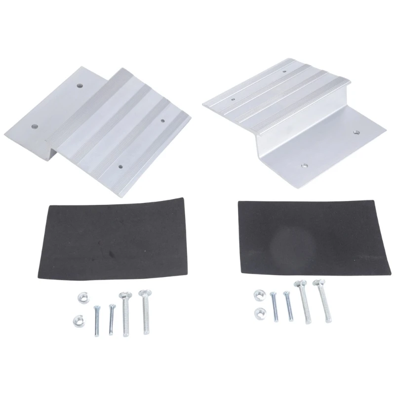 Truck End Plates, Pair with Formed Bent Construction and Multiple Predrilled Mounting Holes for Two 68UF