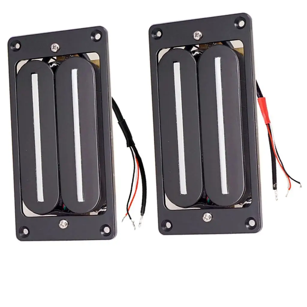 

Пара звукоснимателей Hot Rail Blade Humbucker: мощный сигнал, низкий уровень шума, медный материал для улучшения эквалайзера гитары