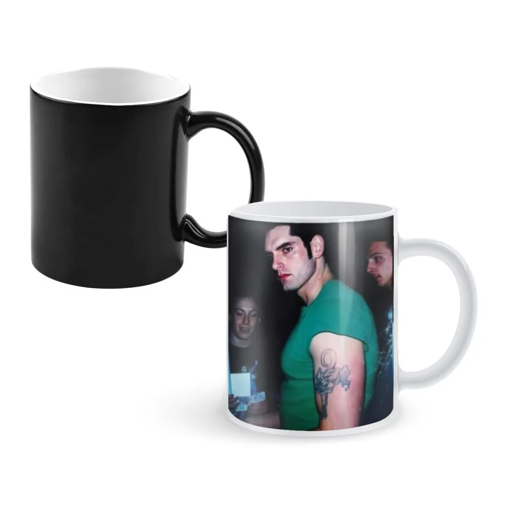 Type O Negative Peter Steele Dark Goth Creativity Change Color Chang mug Ceramic mug Hot Coffee Cup Breakfast Cup mug Gift