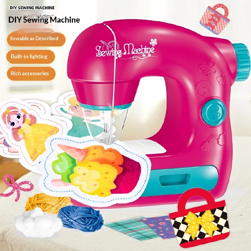 kids-sewing-machine-electric-toy-with-light-simulation-pretend-play-diy-craft-handmade-girls-toy-set-household-appliance-toy