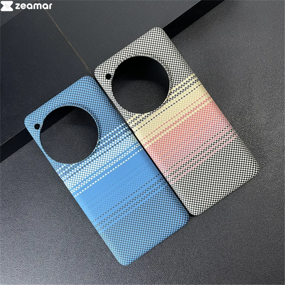 Carbon Fiber Kevlar Pattern Slim Phone Case For Oneplus ACE 2 3 Pro 12 Half Pack Ultra-Thin Plastic Shockproof Bumper Back Cover