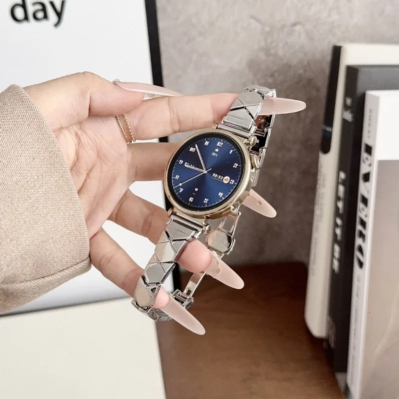 

Diamond Pattern Slim Waist Strap for Huawei GT6 GT5 Watch4 Small Dial Luxury Fashion