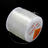 1 Roll Round Transparent Fish Wire Elastic Wire Crystal Line DIY Beaded Elastic Rope Jewelry Accessories Wholesale