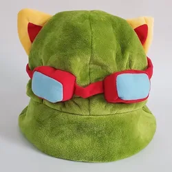 LOL Game Cosplay Swift Scout Teemo Hat Cap High Quality Accessories Shooting Props Collectible Peripheral Toy Doll Birthday Gift