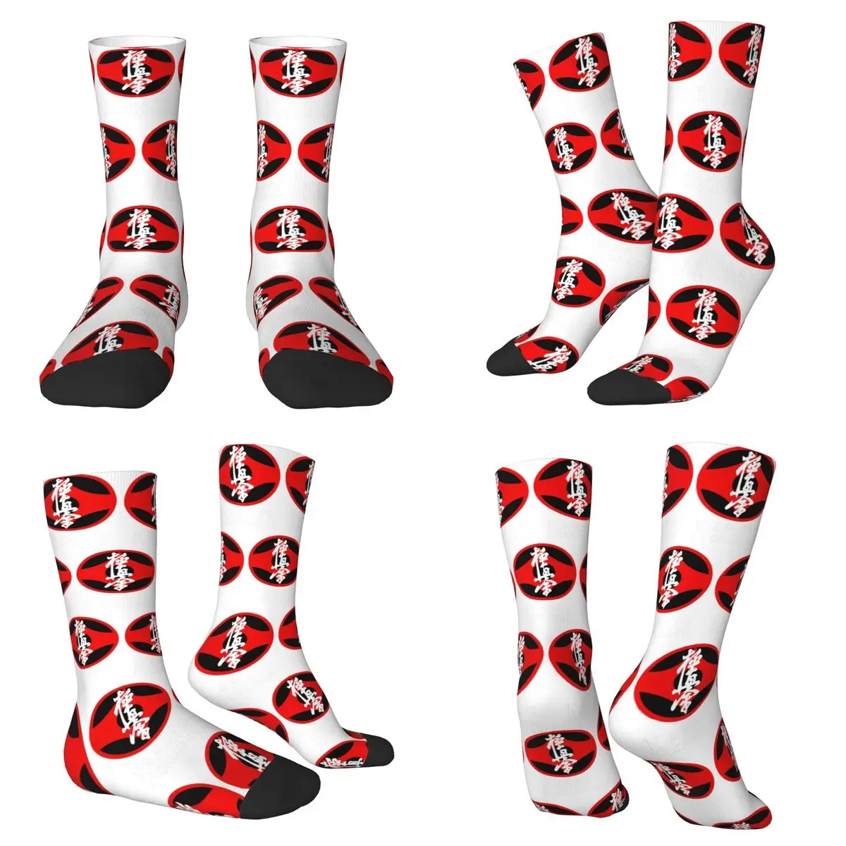 

Kyokushi Karate Kumite Scene (1) Носки Harajuku, супер мягкие чулки, аксессуары, длинные носки для унисекс, рождественские подарки