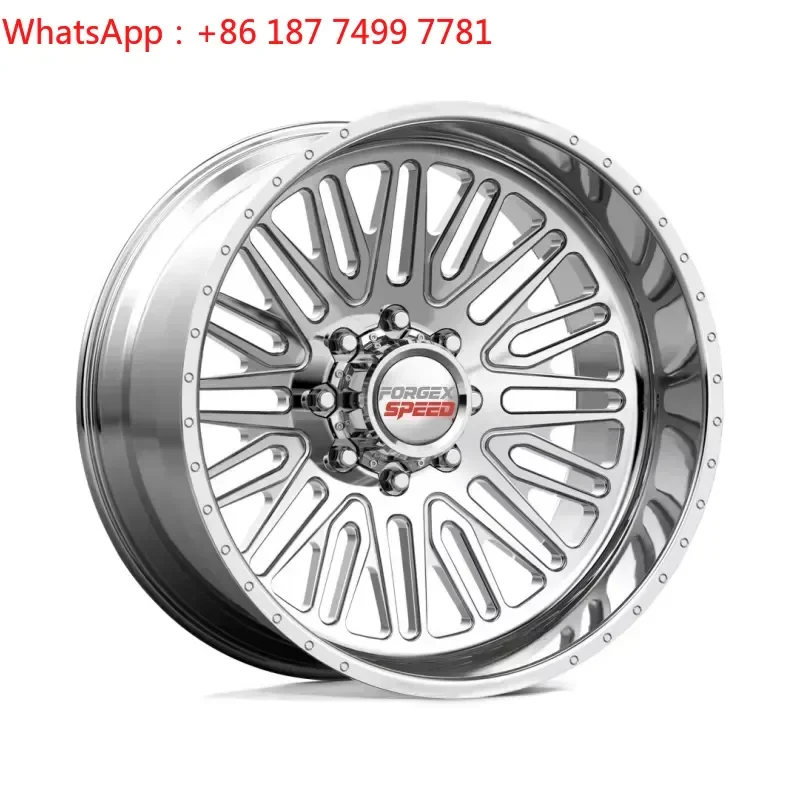 Forgex New 22-30 Inch Polished Super Single Forged Rims 8x6.5/8x165.1/8x170 Forged Wheels for