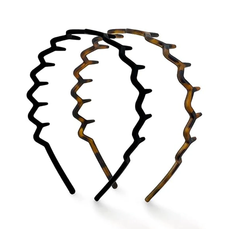 

1pcs Women Hair Comb Non-Slip Headband Plastic U Shape Hair Hoops Fixed Teeth Fluffy Top Hair Bands Headwear Hair Accessories