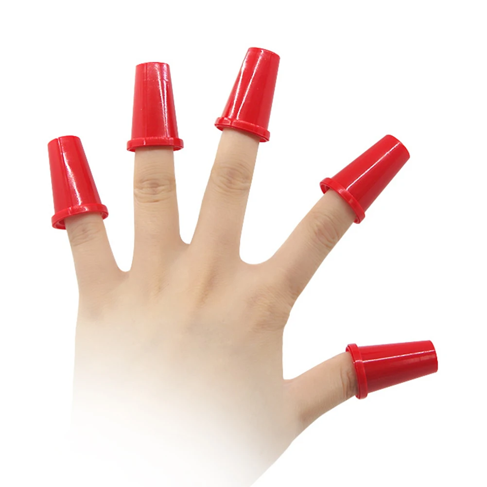 

60pcs Colorful Thimbles Small Size Plastic Finger Protector Thumb Safety Sewing Craft Tool DIY Needlework Aid Portable Quilting
