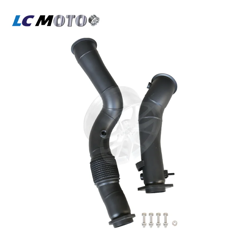 Ceramic Coated Downpipe Black Finish Racing Exhaust Parts For BMW S58 G80 M3 M4 2020+