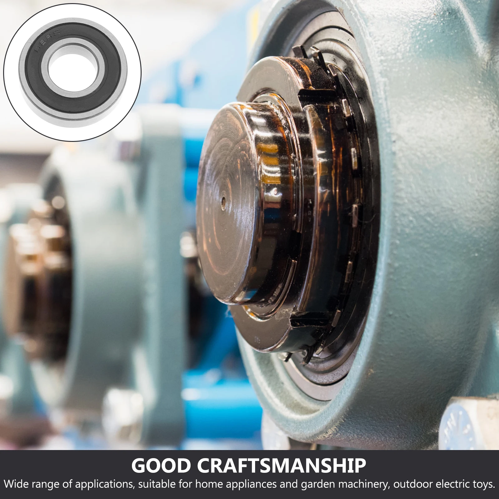 

10pcs Double Seal Ball Small Wheel Kit Rubber Deep Groove Bearings High Speed Axial Loads Corrosion Resistant Reliable