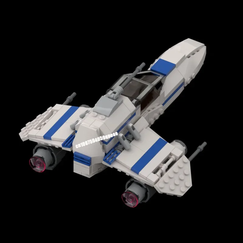 โมเดล Moc Mini E-Wing Starfighter ชุดใหม่ 187 ชิ้น จากภาพยนตร์ Star Battle ของเล่นเด็ก ของขวัญวันเกิด ตัวต่อแบบกำหนดเอง